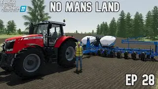 PLANT COTTON WITH KINZIE | No Mans Land | FS 22 | EP 28 #farmingsimulator22 #timelapse
