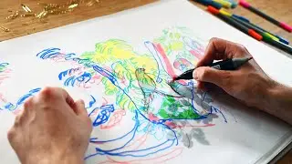 How To Trace A Design Tutorial with Artist Jackson Rees l Hospital Rooms Digital Art School