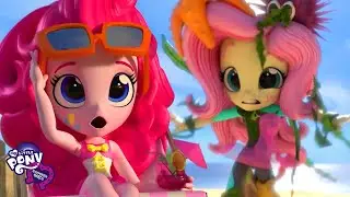 Equestria Girls Minis | Pinkie Pie's Holiday Beach Fun | MLPEG Digital Short