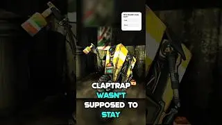 Claptrap даже не был создан для Borderlands 🫠 #borderlands #fps #gaming #claptrap #conceptart