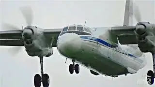 Ан-26 ворвался в Шереметьево. Редкий 40-летний самолет в деле