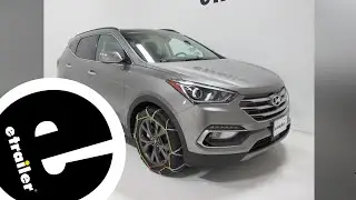 etrailer | Installation Guide for the Titan Chain Alloy Snow Tire Chains on a 2017 Hyundai Santa Fe
