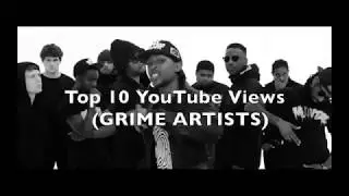 Top 10 YouTube Views - Grime Artists (By Dj Raker)