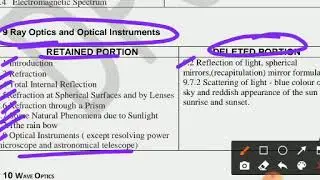 2nd PUC Physics reduce syllabus information 2020 - 2021