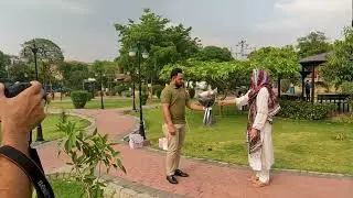 Shooting in the hot weather.