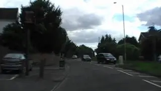 Driving Along The B4424 From Powick To Rhydd, Worcestershire, UK 30th August 2010