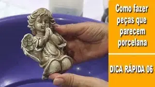 Como Imitar Porcelana com Extrato de Nogueira | Passo a Passo