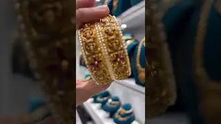 very beautiful and lightweight nakas antique pearl bangle design start from only 32 g