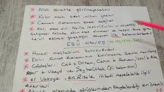 Kelam 3. Ders