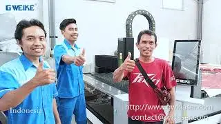 Indonesia Customer With Gwieke Fiber Laser Metal Working Machine LF3015LN