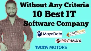 Without Any Criteria Best It Software Companies Startup For Fresher|| No Criteria Software company.