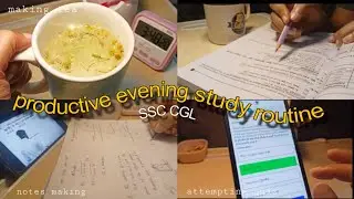 study vlog : lots of notetaking, making tea, study routine