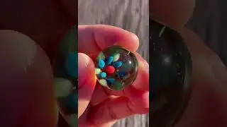 Implosion marble #glass #shorts #handmade #flameworking #marble #glassmarble #glasswork #implosion