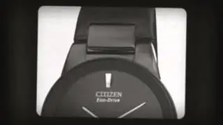 Citizen Men's Black, Ion-Plated Stainless-Steel, Leather Strap Watch AU1065-07E