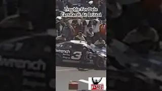 Trouble For Dale Earnhardt At Bristol #nascar