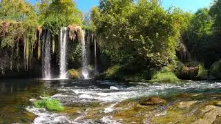 Heaven Waterfall 4K Royalty Free Stock Video