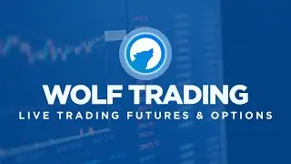 STOCK MARKET SELL OFF 😱 CRYPTO CRASHES | LIVE TRADING FUTURES & OPTIONS (Wolf Trading)