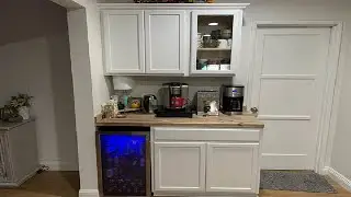 Adding a Coffee Bar with Stock Cabinets