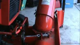 Ingersoll Garden Tractor SB48 Snowblower with electric R/L chute motor