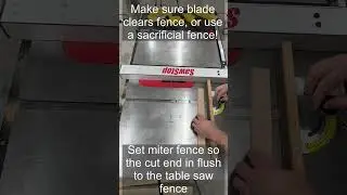 How to easily cut angled tenons