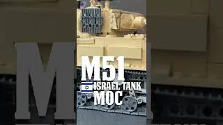 Lego Sherman Tank M51 🇮🇱 RC #automobile #ww2 #toys