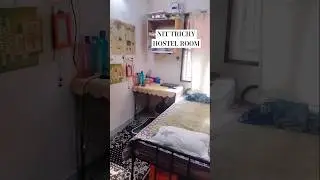 Nit Trichy Girls Hostel😍❤️ Room #hostellife #roomtour #nitt #shorts