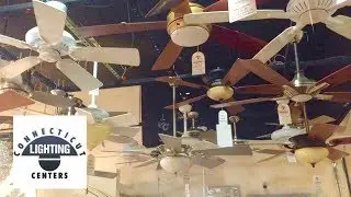 Connecticut Lighting Center | Ceiling Fan Showroom Tour  +  OLD PHOTOS!