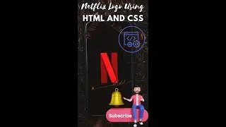 Netflix Logo Using #html5 and #css