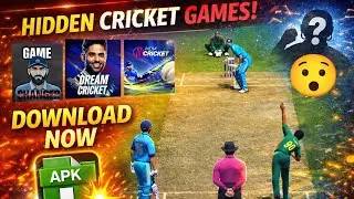 Hidden Cricket Games Not Available On Play Store (Must Try!)😱 