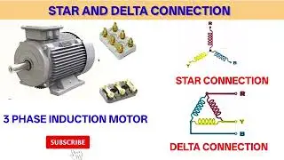 Star Delta connection/ 3 phase motor star delta connection