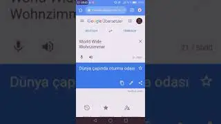 WORLD WIDE WOHNZIMMER on TURKISH 🇹🇷 [🆎Google-Translator🆎]