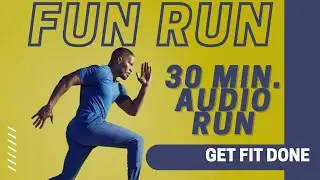 30 Minute Guided Party Audio Run | HIIT & Run #13