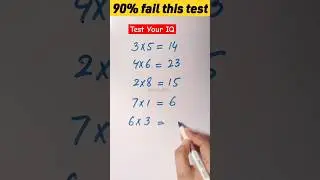 90% fail this math brain test #math #mathschallenge #braintest #braingames #mathbrainteaser #shorts
