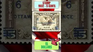 MOST VALUABLE CANADIAN STAMP 5 CENT #shorts #valuablecollection #stamps #collection #stamp #canadian
