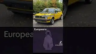just a yellow car? #reality #yellowcar #europe #pain