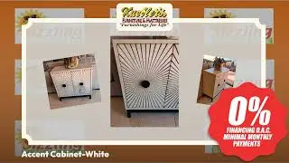 Accent Cabinet-White - Come See It in Person