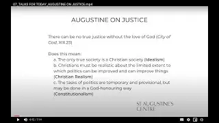 Augustine on justice 7/8