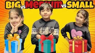 BIG vs MEDIUM vs SMALL 🎁 | Who Got the Best Gift?!