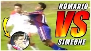 🥊 DUELO DE TITANES | Cuando el Chapulín Romario le rompió todo lo que se llama cara al Cholo Simeone