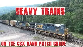Heavy Trains on the Sand Patch Grade