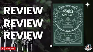 Review livro para colorir Tales from the forest kingdom de Hanna Karlzon 