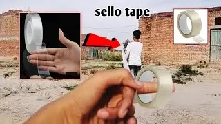 😱 Cello tape full लंबाई कितनी है ll cello tape ll Experiment. With new tricks on experiment 😱