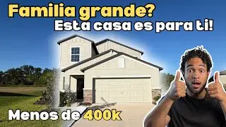 &iquest;Uno de los modelos de casas M&Aacute;S POPULARES de Tampa? | Tour Completo