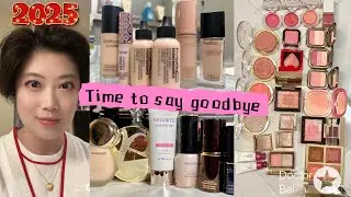 1st declutter of 50+ makeup favorites in 2025 - too many good stuff to go 😹