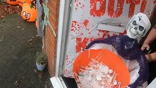 Halloween Trick or Treat Bowl Social Distancing