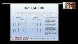 7-03 - Random Error Within And Across Administration