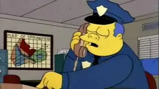 Chief Wiggum   Yeah right an elephant ran through your front your front yard - Quotes\Clip