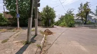 WATCH OUT FOR THE LAND MINE A casual stroll down to the Dnieper, the occasional shelling in Kherson