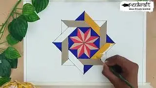 Moroccan Tile Art course online Live by Penkraft