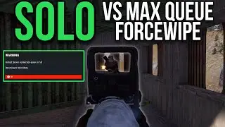 I Played SOLO FORCEWIPE on the HIGHEST Pop Server in Rust Console (Movie)